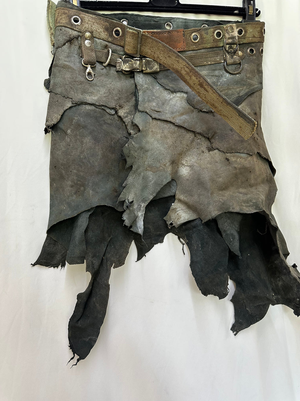 Leather post apocaliptic skirt