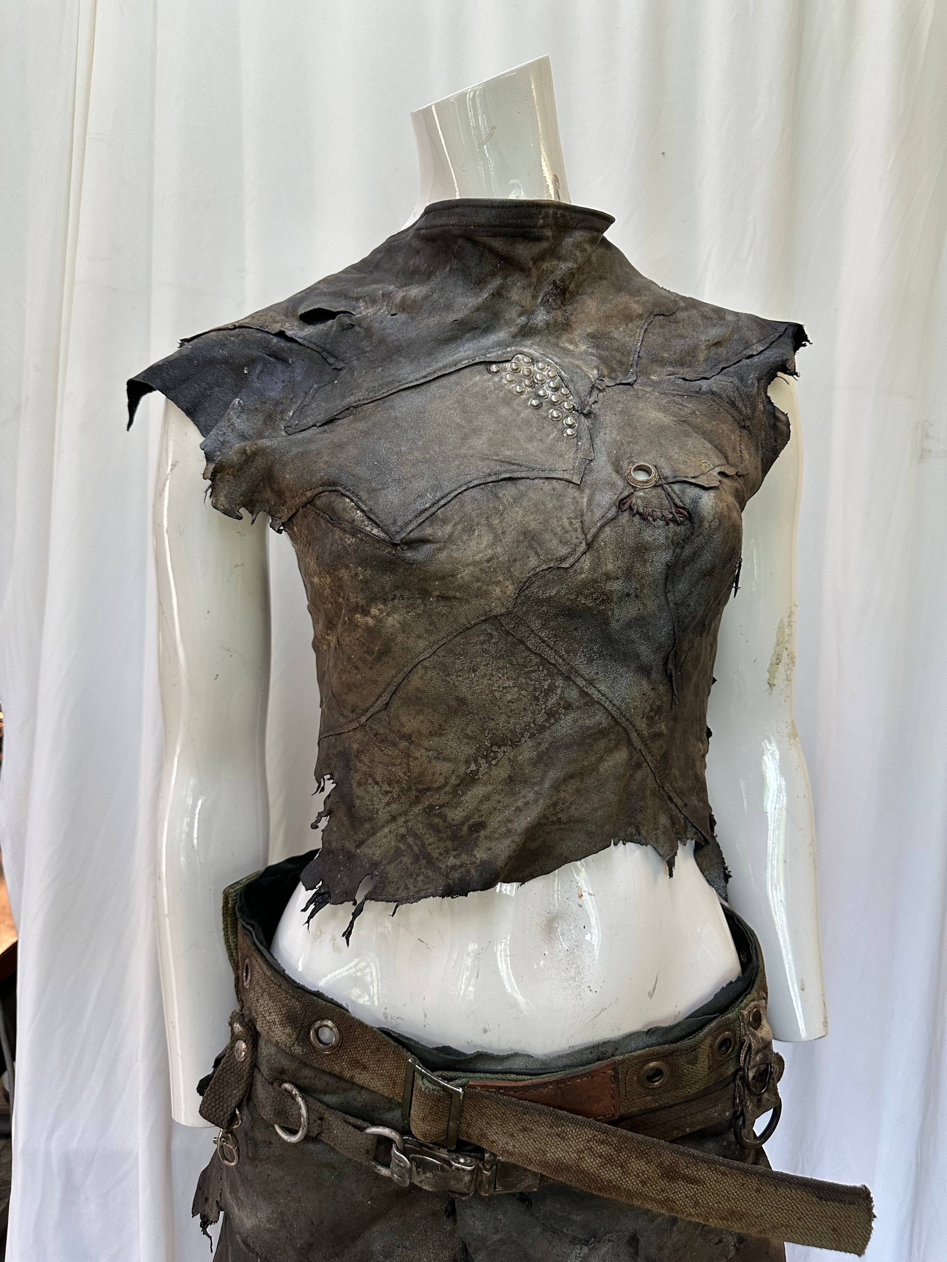 Leather top