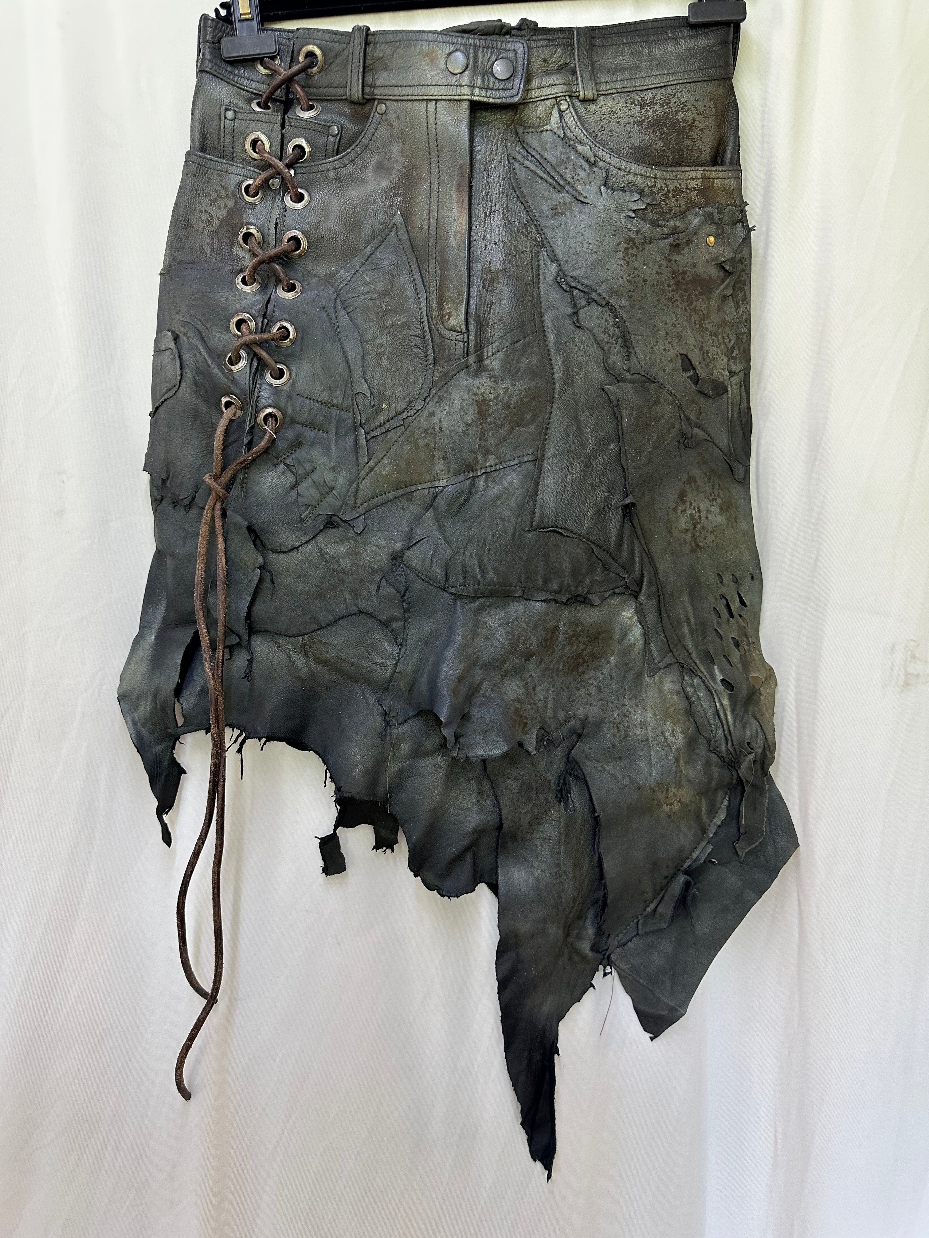 Leather skirt