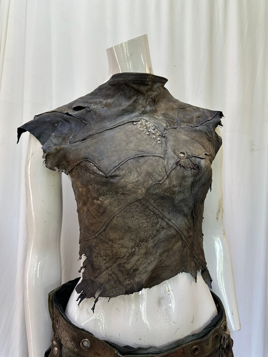 Leather top