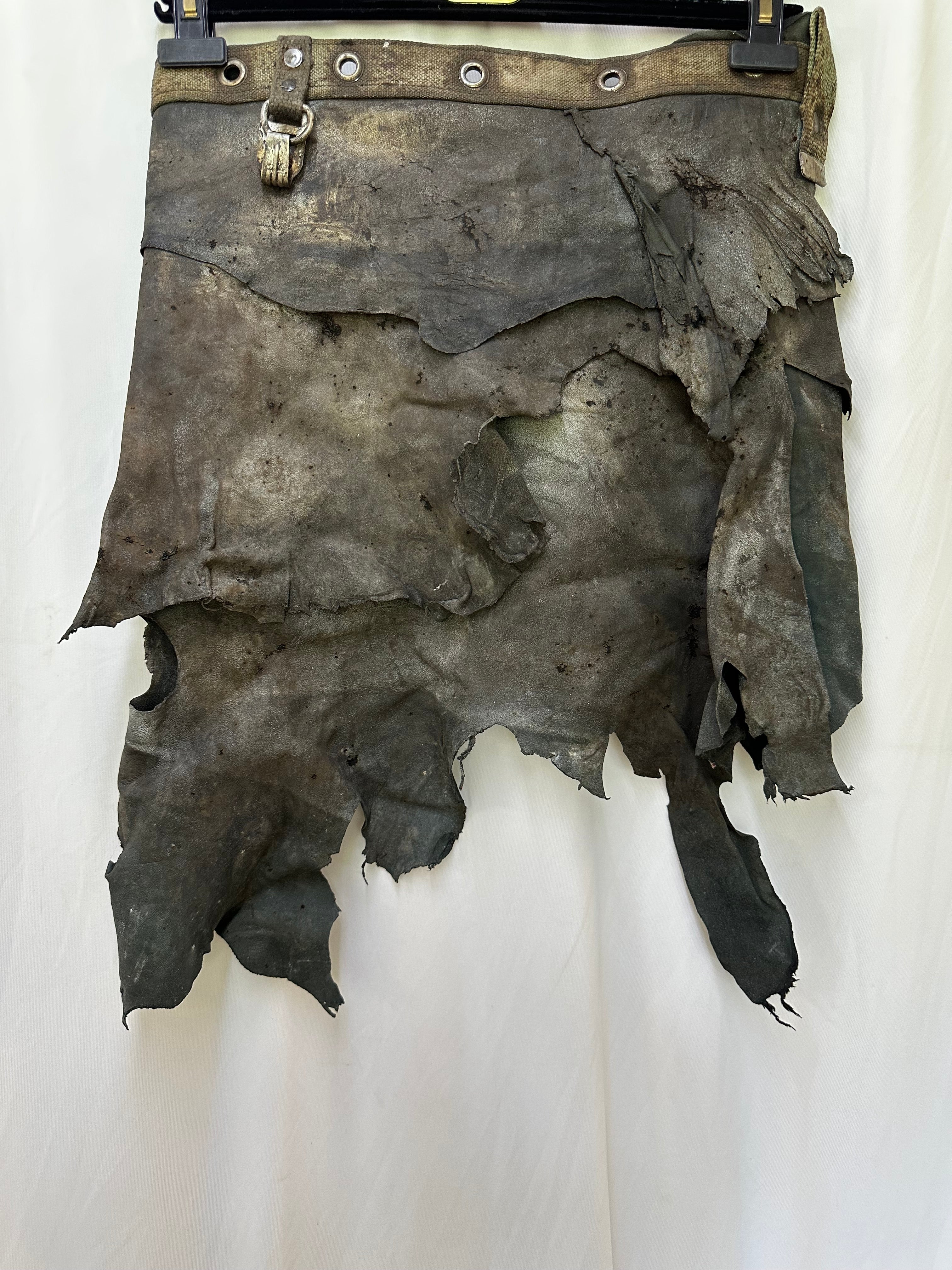 Leather post apocaliptic skirt