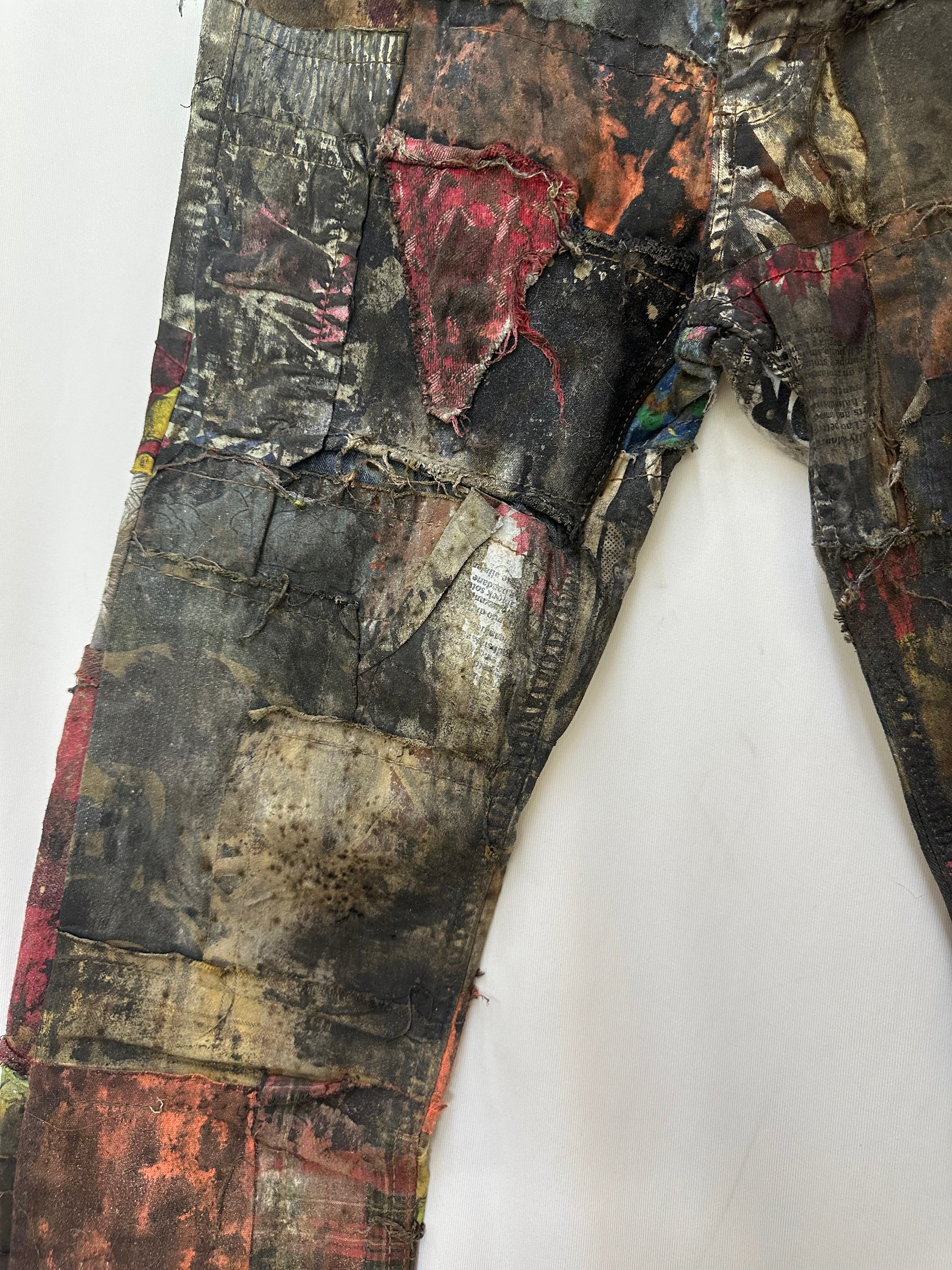 Patchwork pants