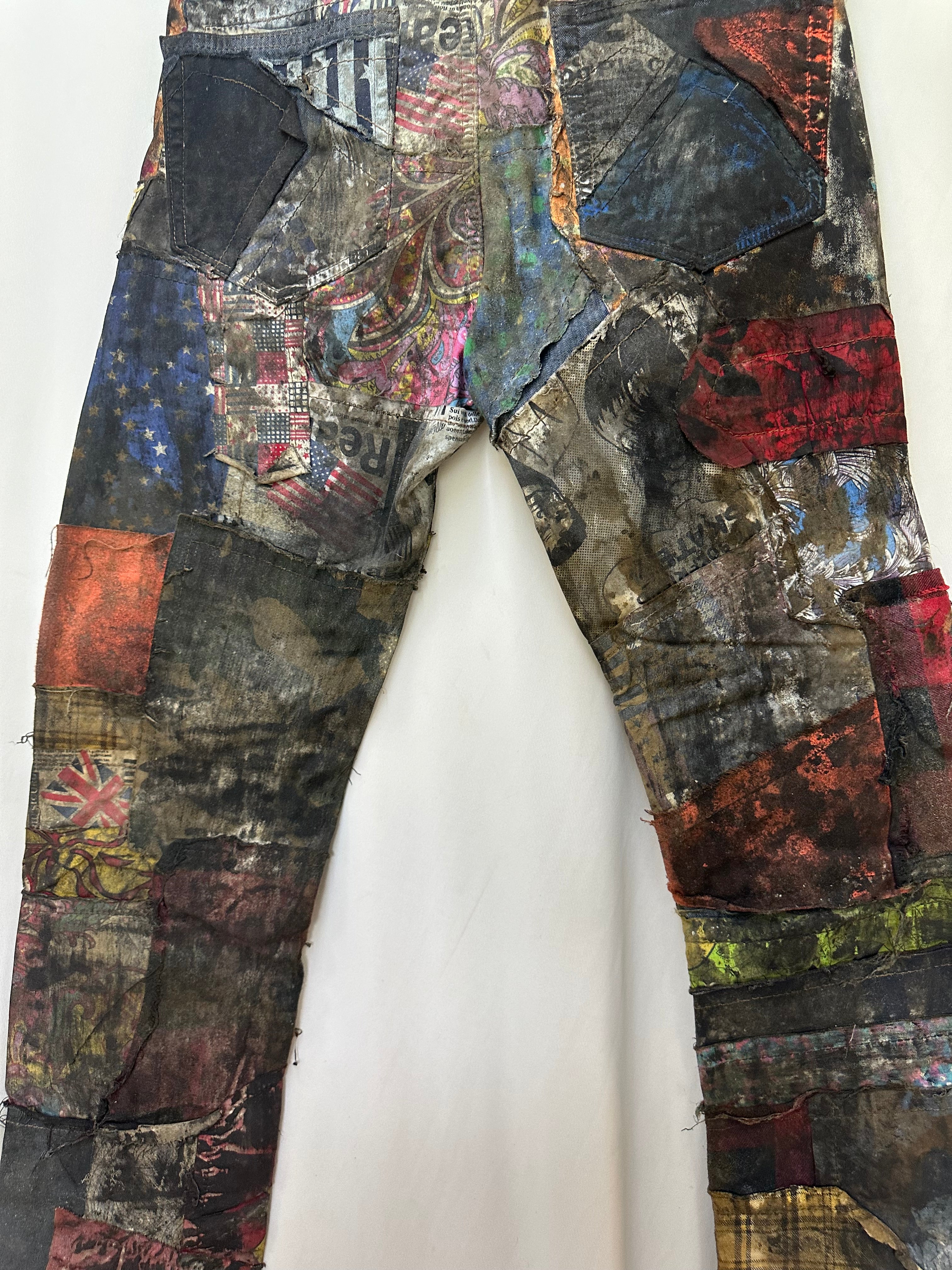 Patchwork pants