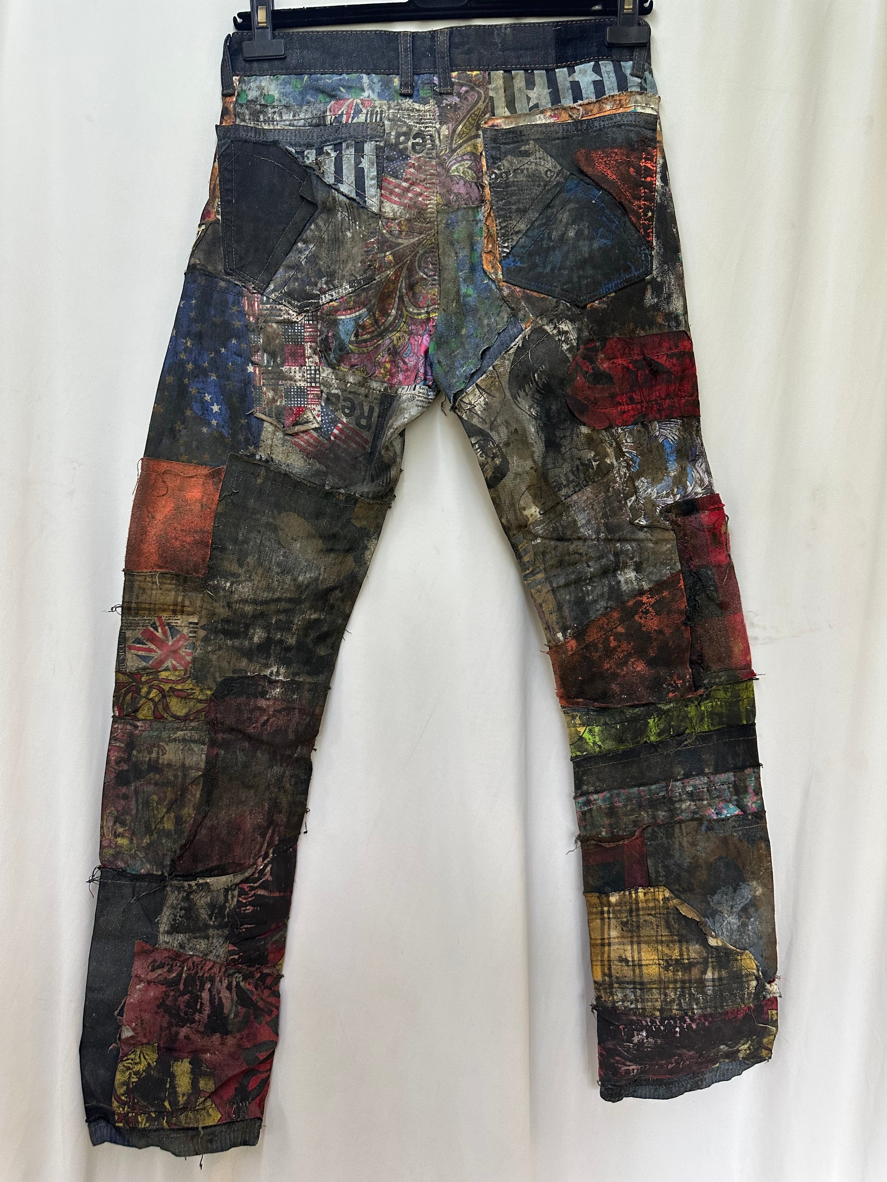 Patchwork pants