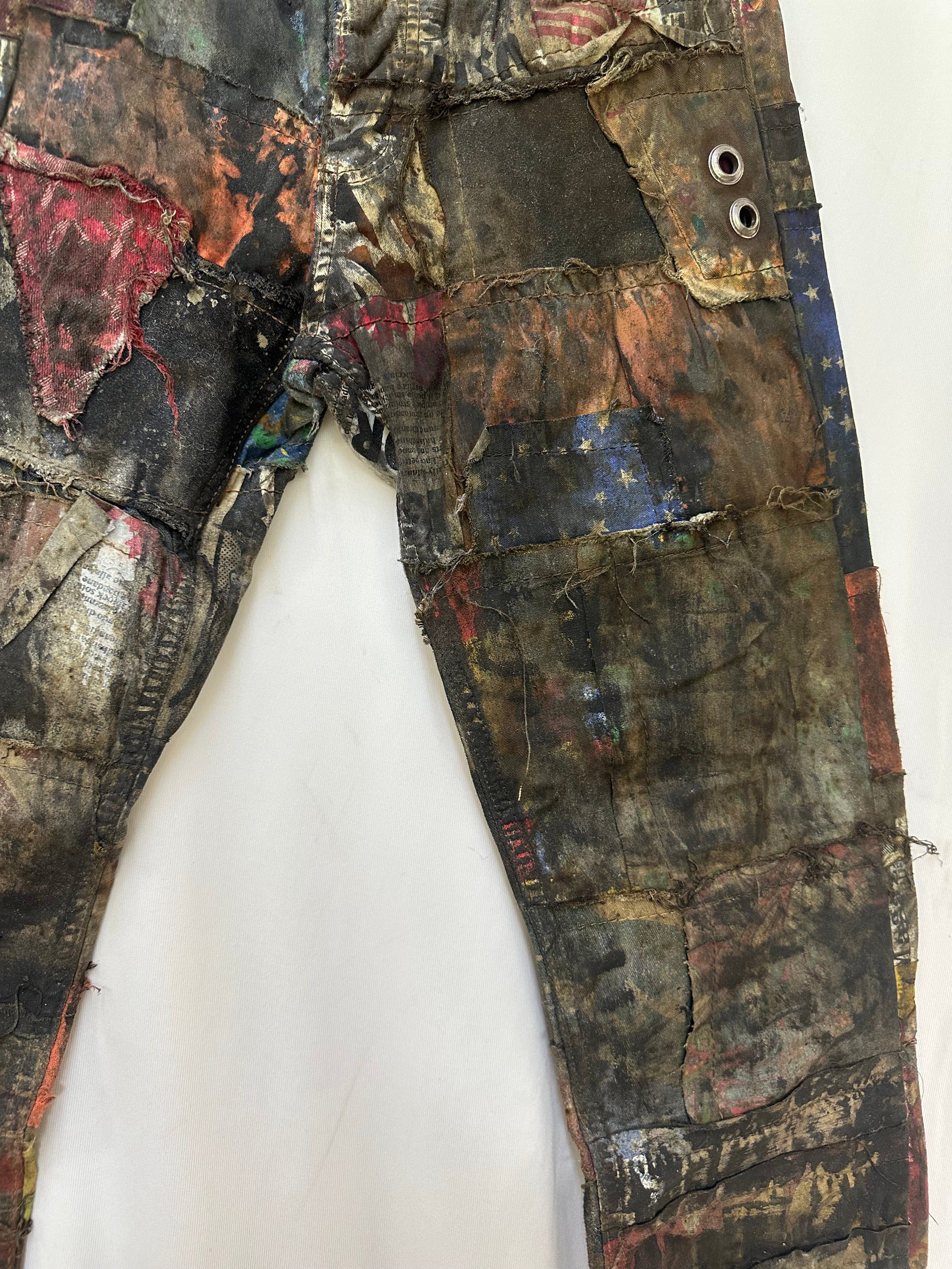 Patchwork pants